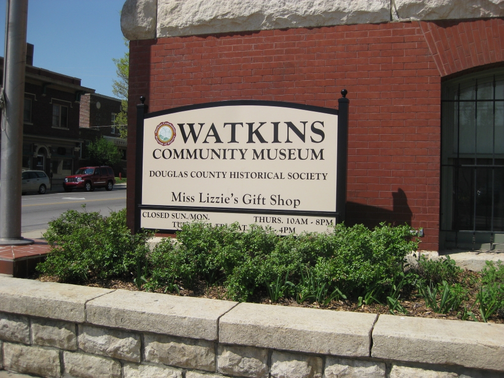 Watkins Museum of History sign